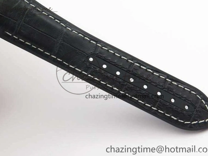 0515 Elegant Seamaster Pro Chrono RG OM Best Edition Black Ceramic Black Dial On Gummy Strap A 8128